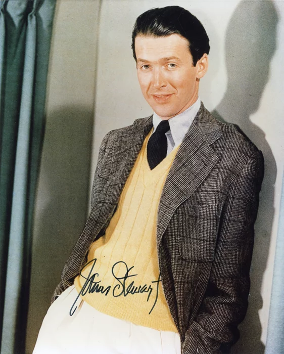 James Stewart autograph