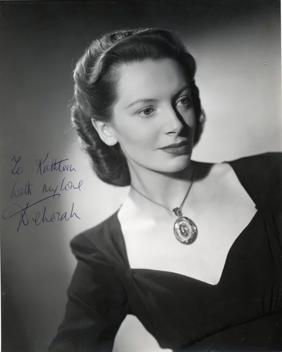 Deborah Kerr autograph