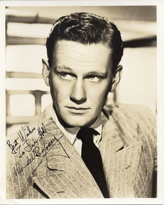 Wendell Corey autograph