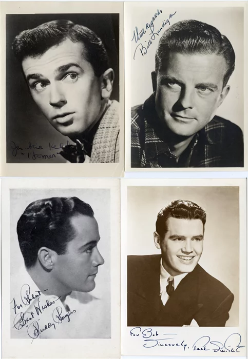 Signed Vintage Photo Lot autograph
