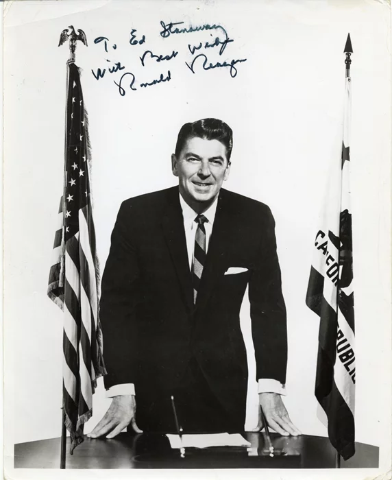 Ronald Reagan autograph