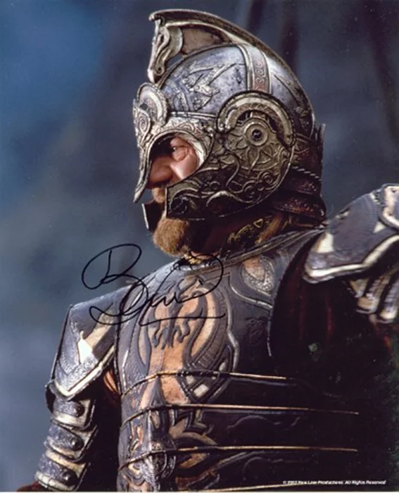 Bernard Hill autograph