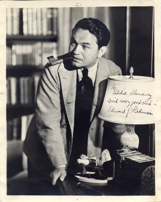 Edward G. Robinson autograph