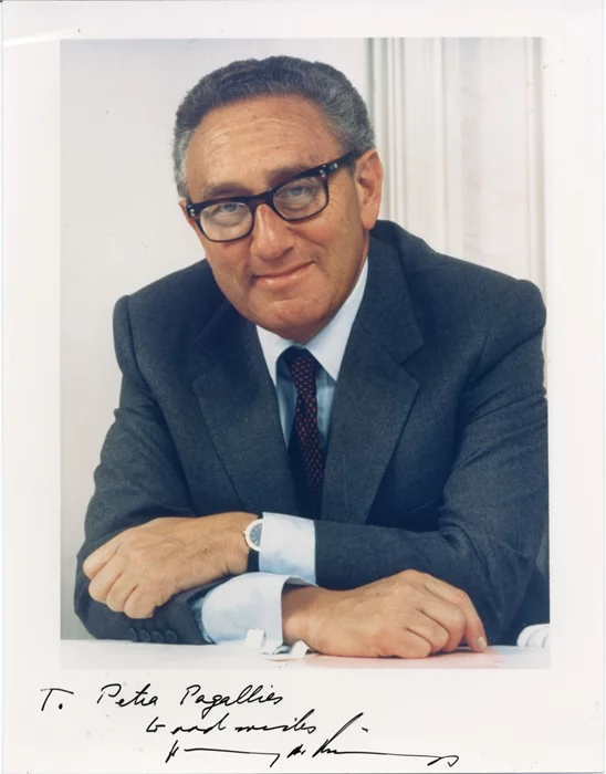 Henry Kissinger autograph
