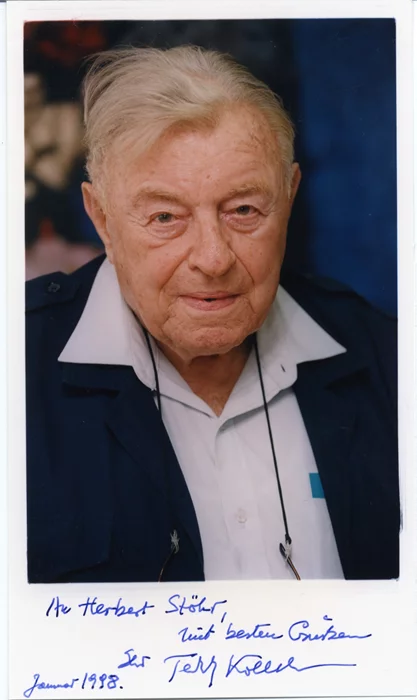 Teddy Kollek autograph