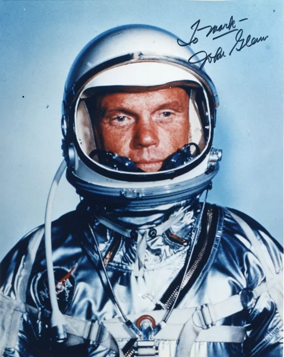 John Glenn autograph