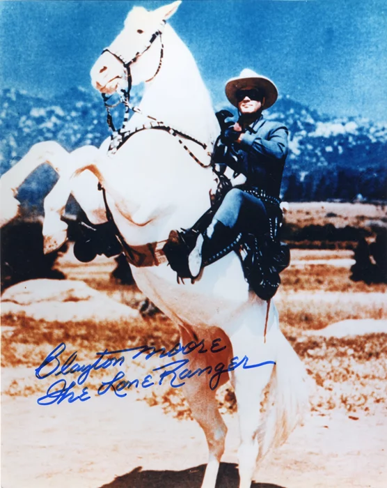 Clayton Moore autograph