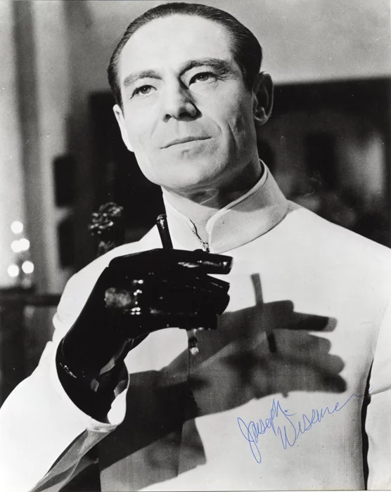 Joseph Wiseman autograph