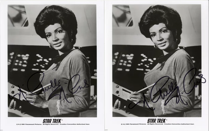 Nichelle Nichols autograph