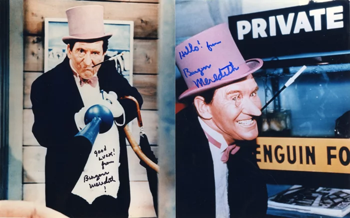 Burgess Meredith autograph