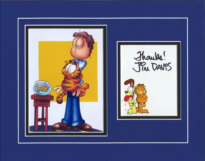 Garfield autograph
