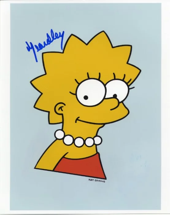 Yeardley Smith autograph
