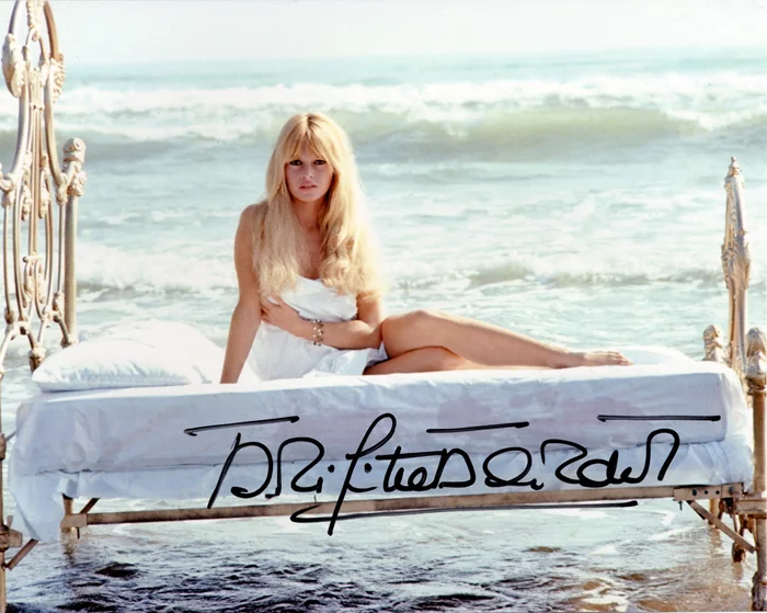 Brigitte Bardot autograph