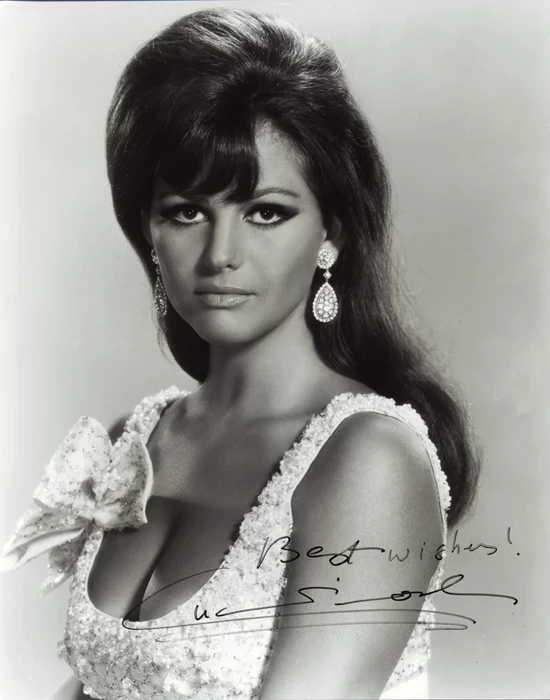 Claudia Cardinale autograph