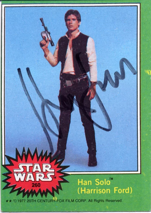 Harrison Ford autograph