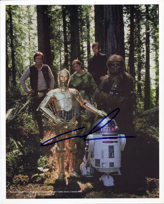 George Lucas autograph