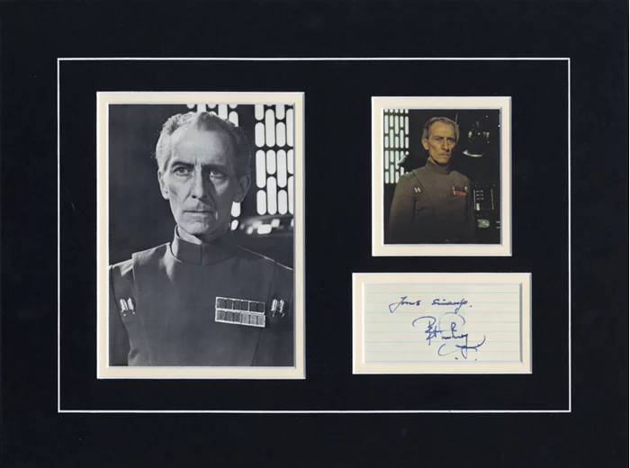 Peter Cushing autograph