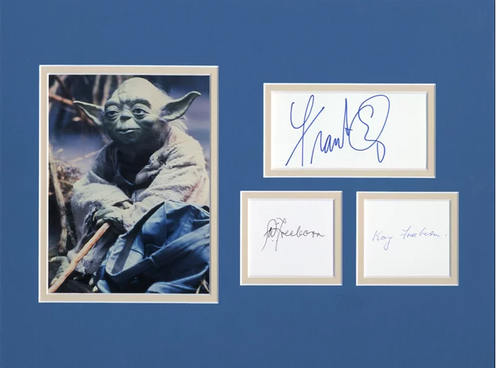 Yoda autograph