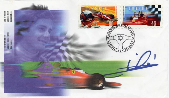 Mario Andretti autograph