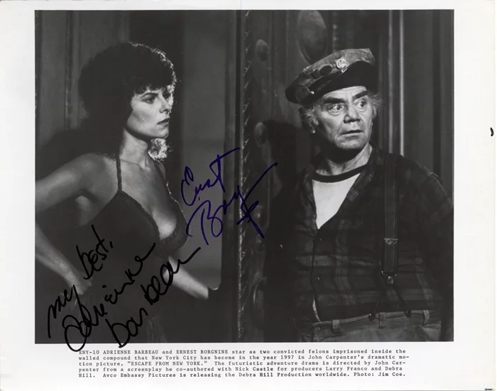 Escape From New York autograph