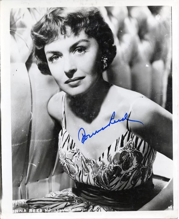 Donna Reed autograph