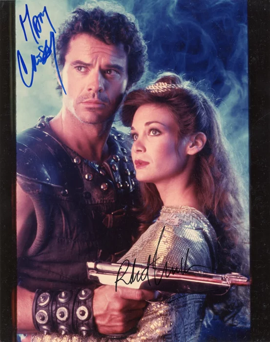 Mary Crosby & Robert Urich autograph