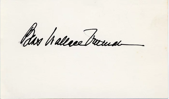Bess Truman autograph