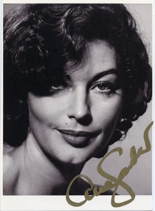 Ava Gardner autograph