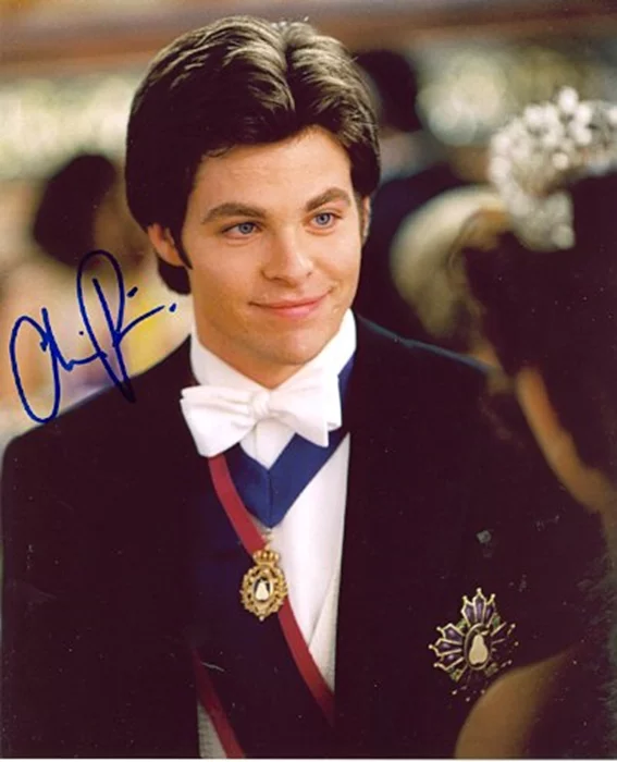 Chris Pine autograph