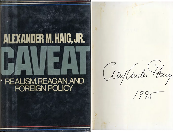 Alexander Haig autograph