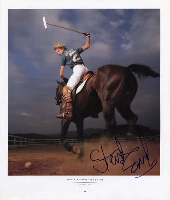 Stewart Copeland autograph