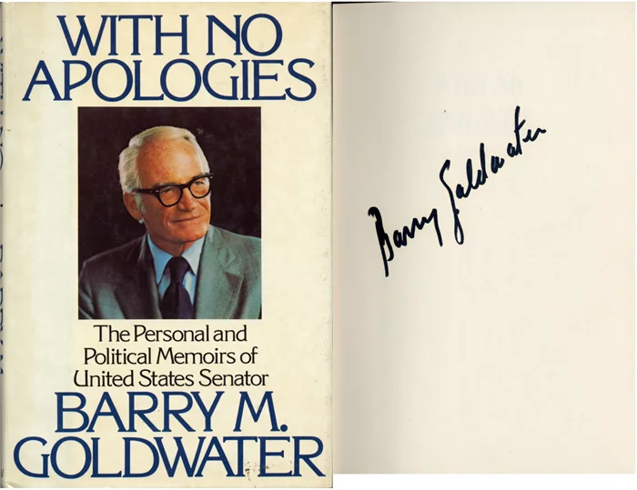 Barry Goldwater autograph