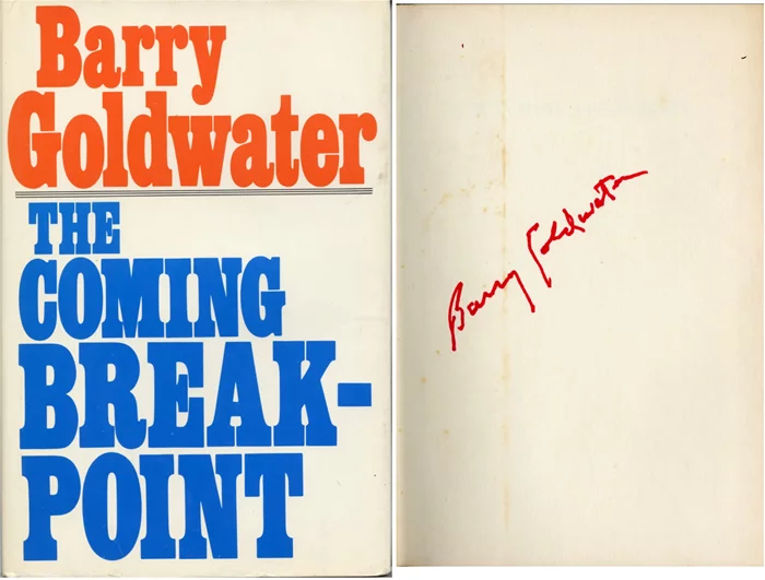 Barry Goldwater autograph
