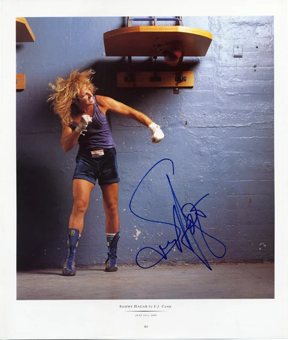 Sammy Hagar autograph