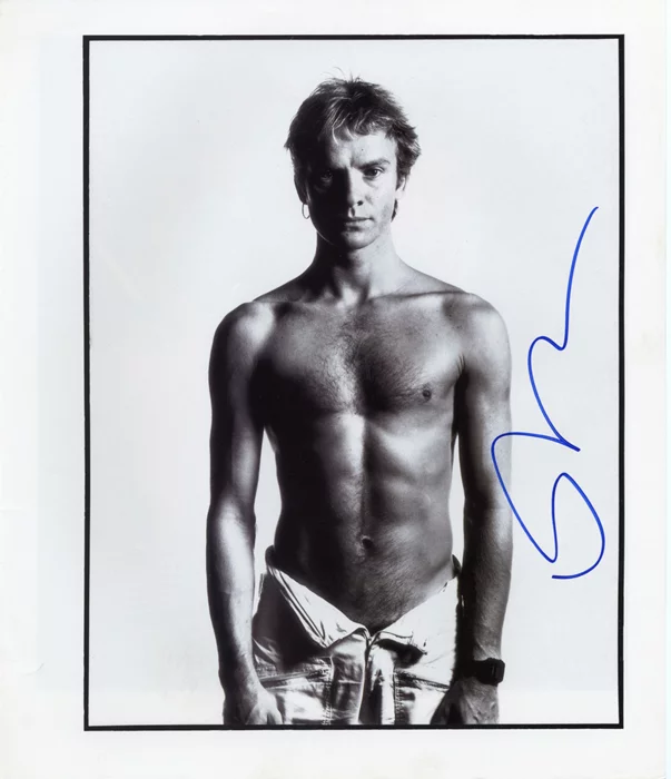 Sting autograph