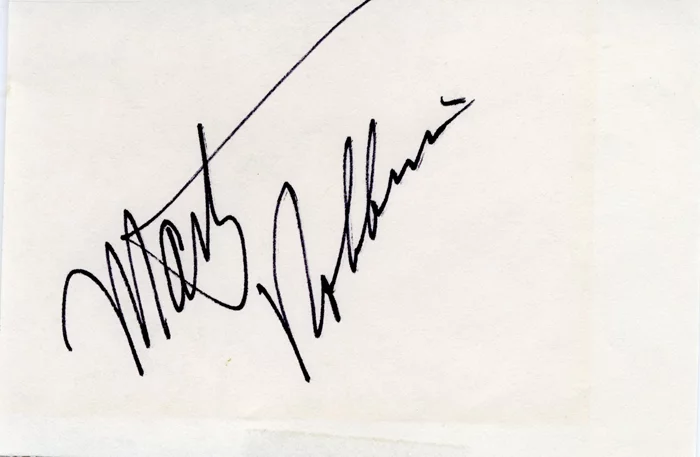 Marty Robbins autograph