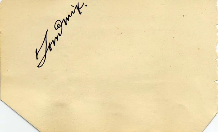 Tom Mix autograph