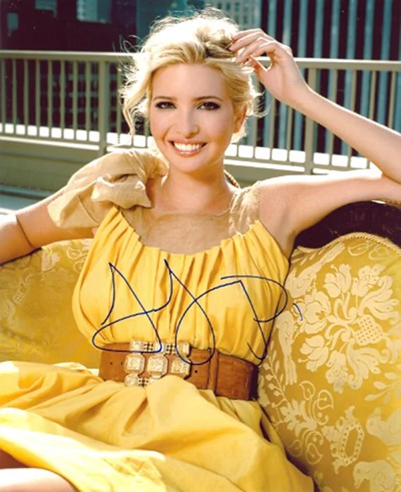 Ivanka Trump autograph