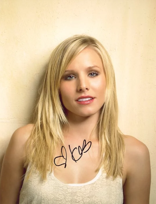 Kristen Bell autograph