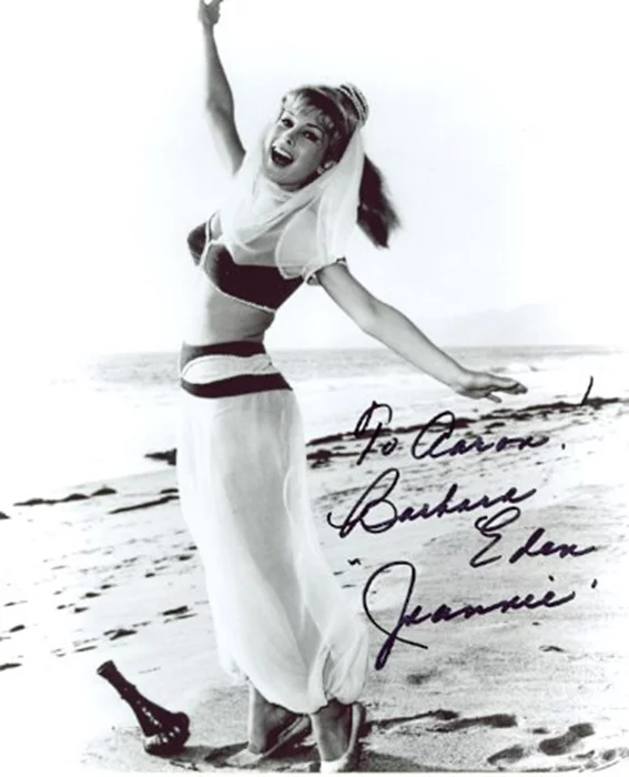Barbara Eden autograph
