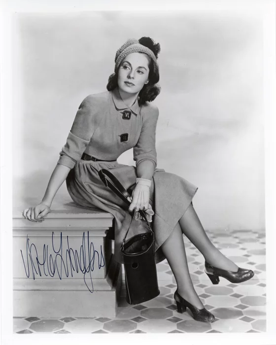 Viveca Lindfors autograph