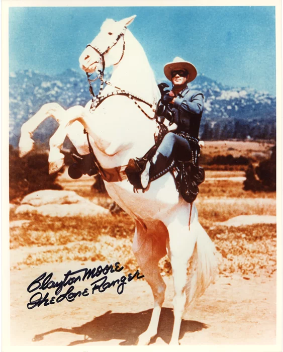 Clayton Moore autograph