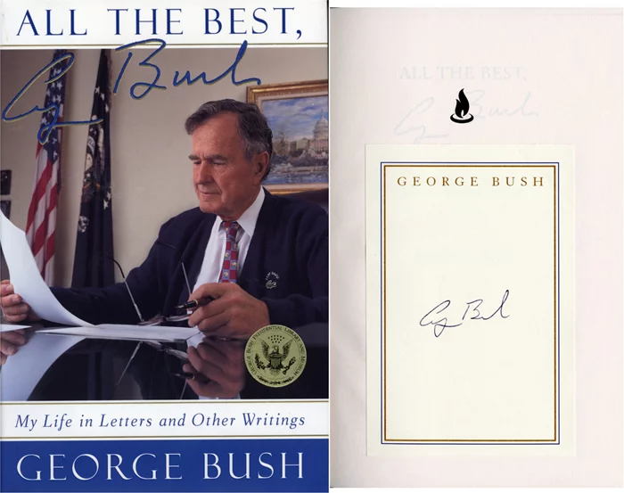 George H. W. Bush autograph