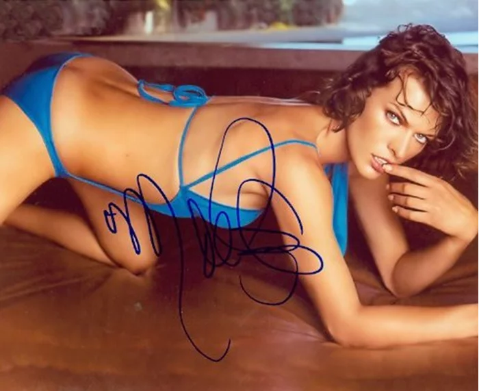 Milla Jovovich autograph