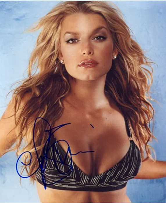 Jessica Simpson autograph