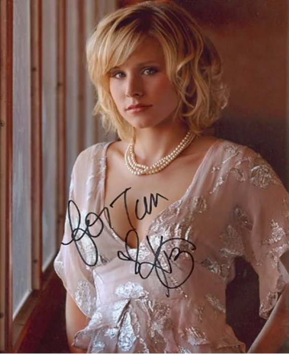 Kristen Bell autograph