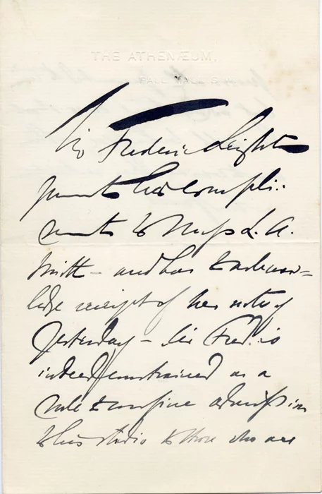Fred Leighton autograph