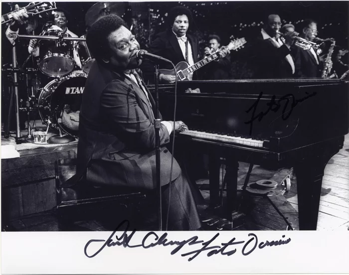 Fats Domino autograph