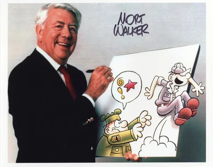 Mort Walker autograph