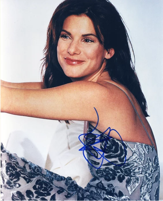 Sandra Bullock autograph
